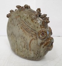 pique fleur vase poisson alexandre kostanda zoomorphe gres pyrite ceramique 