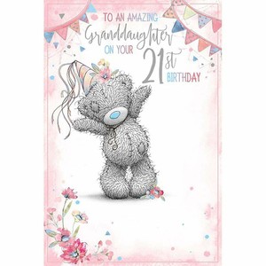 granddaughter 21st birthday card