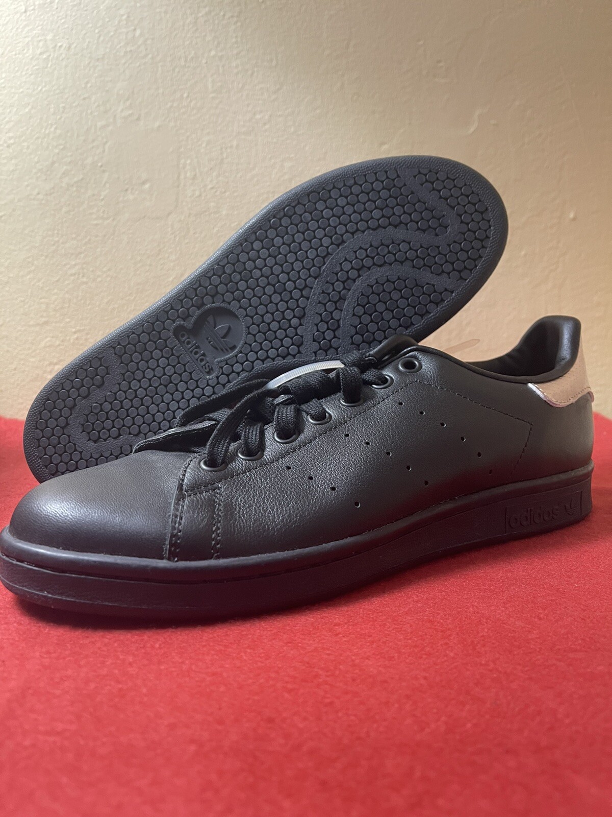 stan smith black rose gold
