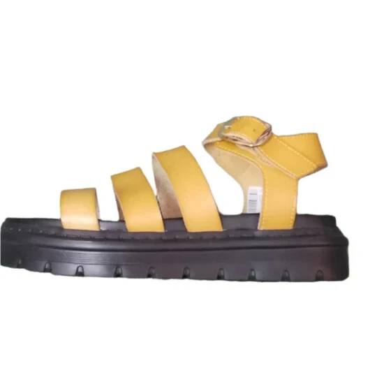 Heavenly Feet Women's Saffron Mustard Sandals