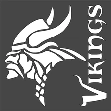 8"x8" Clear Plastic Stencil - Sport - Vikings (SY71)*****