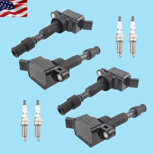 4pcs Ignition Coils & Spark Plugs for Kia 2017-2020 Optima 2021-2022 Seltos 2.0L