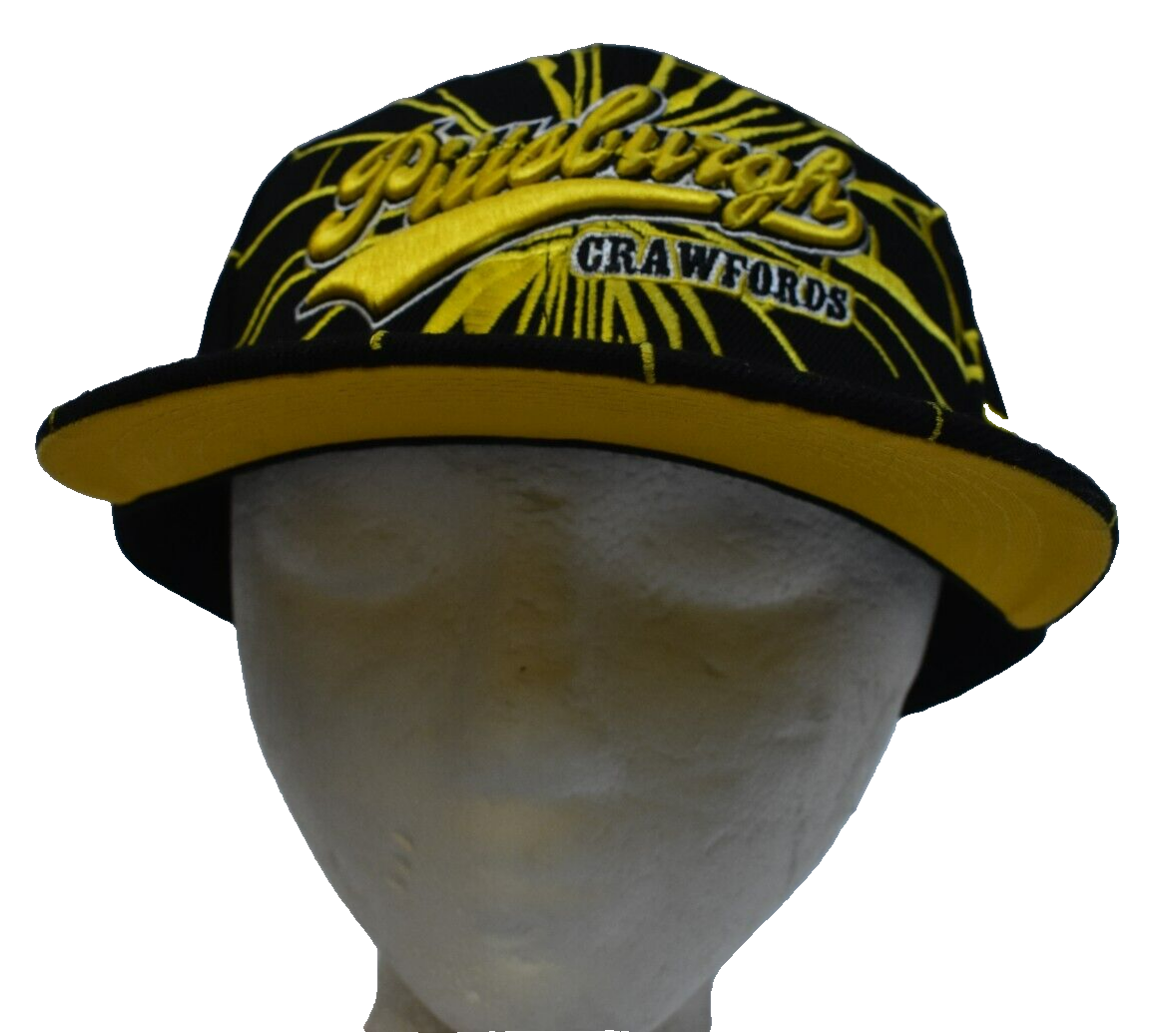 Pittsburgh Crawfords Negro League Headgear Classic Yellow