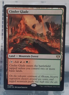 Magic - Cinder Glade - Rare/Land - Commander Masters: Extras - EN/NM