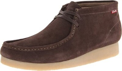 Clark's NIB Men's Size 12 Brown Suede Stinson Hi Chukka Desert Boots