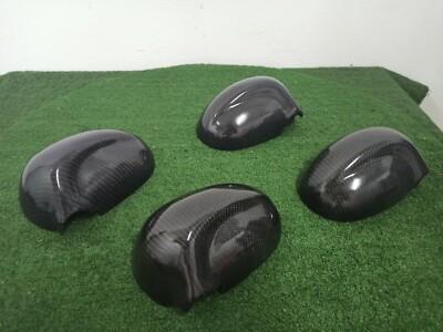 Carbon Fiber 89-04 Mazda Miata MX5 Half Moon Concave vs Convex Door Mirror Cover