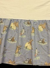 Laura Ashley Mother And Child Nursery Rhyme Hey Diddle Diddle Crib Skirt USA