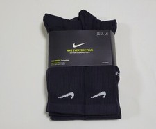 Nike Mens Everyday Performance PLUS Crew Socks Pack 6 Pairs DRI-FIT SZ 8-12