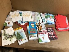 Lot of 60 Assorted CHRISTMAS HOLIDAYS Greeting Cards  Envelopes