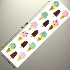 Mrs Grossman's Sticker - LTD EDITION - SCOOPS & STICKS - GOLD FOIL Icecream Cone