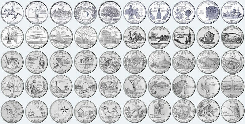 1999 - 2008 P or D Choose Any State Hood Quarters From U.S. Mint Coin Rolls - Image 2 of 2