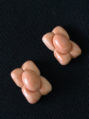 7,6g Vintage Cabochons Natural Salmone Coral Momo