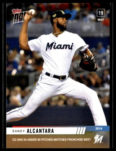 2019 Topps Now 248 Sandy Alcantara