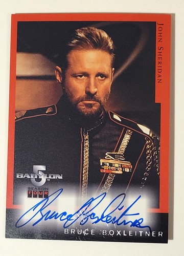 Skybox Babylon 5 Season 4 autograph card - A10 Bruce Boxleitner