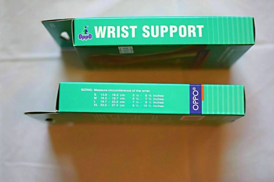 2 X Oppo 2281 Wrist Brace Elastic Support Splint Sports Wrap Arthritis Pain Sz L - Image 3 of 4