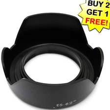 ES-62 II Dedicated Bayonet Camera Lens Hood for Canon EF 50mm f/1.8 II