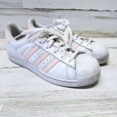 Adidas Superstar Womens Bold White With Signal Pink