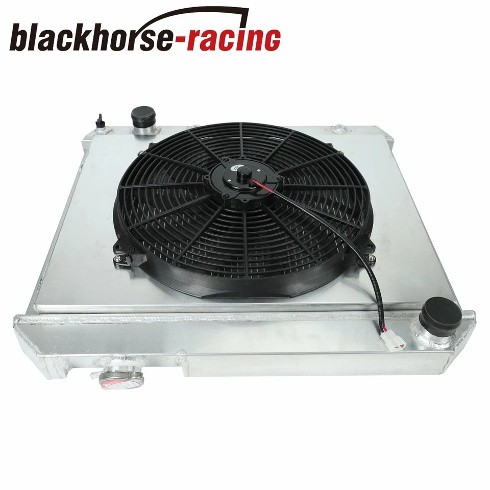 For 1963-1966 1965 Chevy C/K Pickup Truck C10 C20 C30 3 Row Radiator Shroud Fan - Image 4 of 4