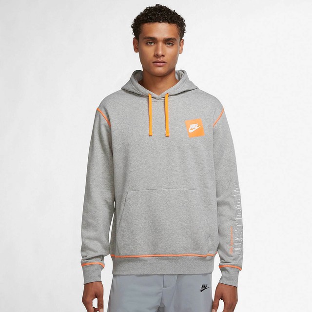 orange nike sweatshirt mens