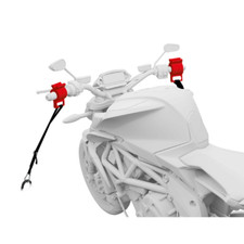 Motorrad Griffklemmen f&uuml;r Spannb&auml;nder Transportwagen Transporter Universal