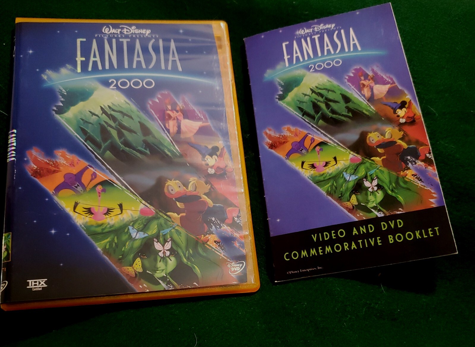 Fantasia 2000 (DVD, 2000, Disney) with Commemorative booklet