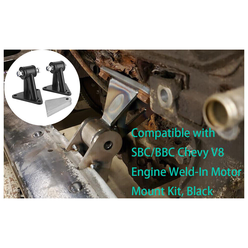 Kit Supporti Motore In Acciaio Solido Per Chevy V8 Small E Big Block – Sostituisce GM 3990914 – Per Off-Road E Racing - 2