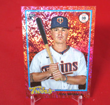 Jose Miranda RED HOT FOIL /50 Rookie RC 2022 Topps Archives #142
