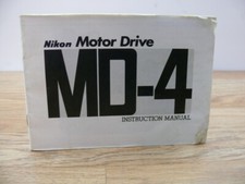 Nikon MD-4 Motor Drive Instruction manual SKU 169
