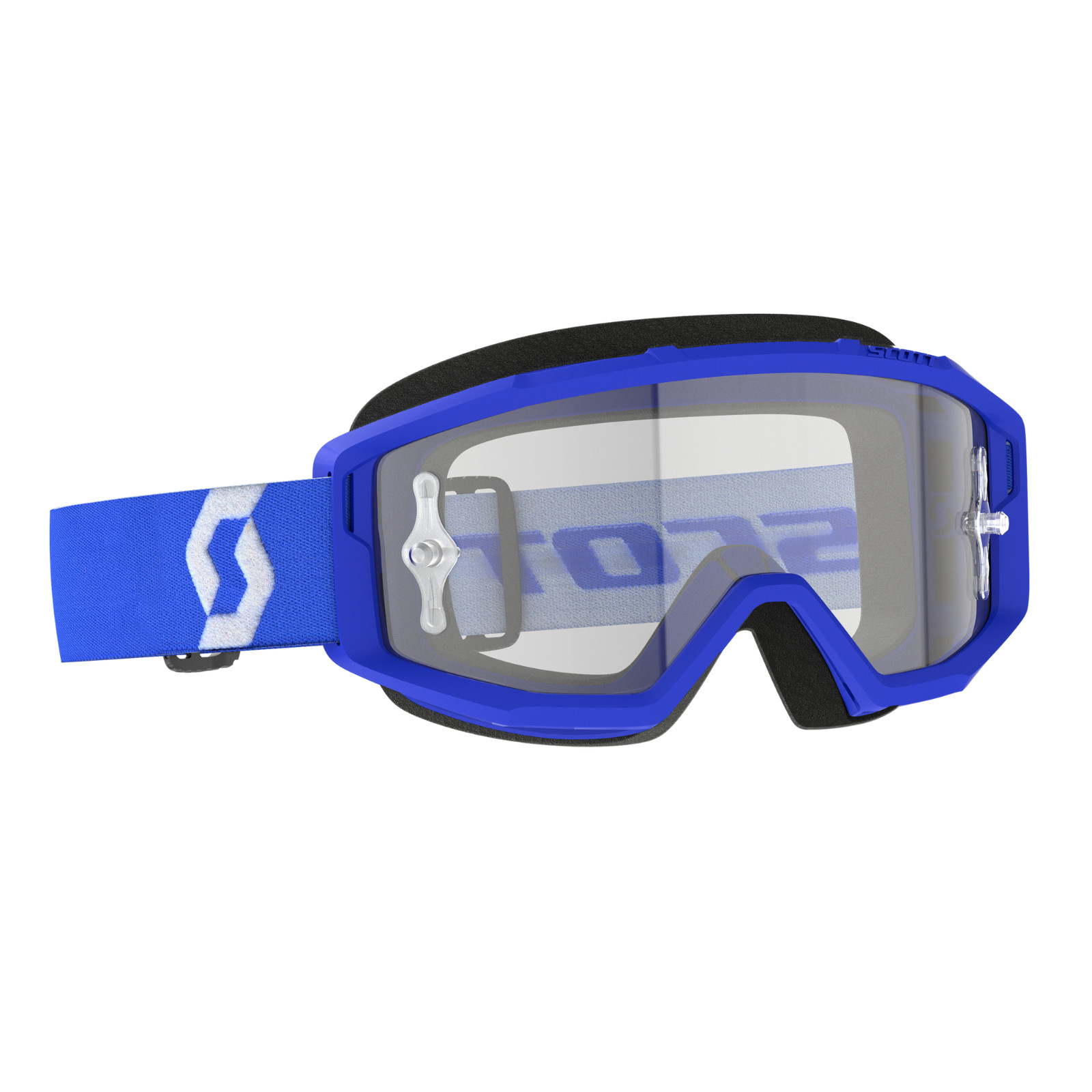 Scott Pimal Mx Goggles Blue Clear Motocross Enduro Dh