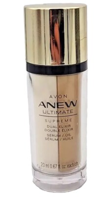 Avon Anew Ultimate Supreme Dual Elixir Serum .67 OZ