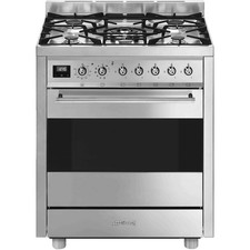 Smeg Symphony 70cm Dual Fuel Range Cooker - Stainless Steel C7GPX9