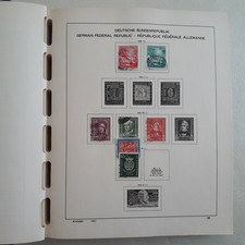 BRD Schaubek Briefmarkenalbum 1949-87 Sammlerstück ca. 152 Blätter s. Video