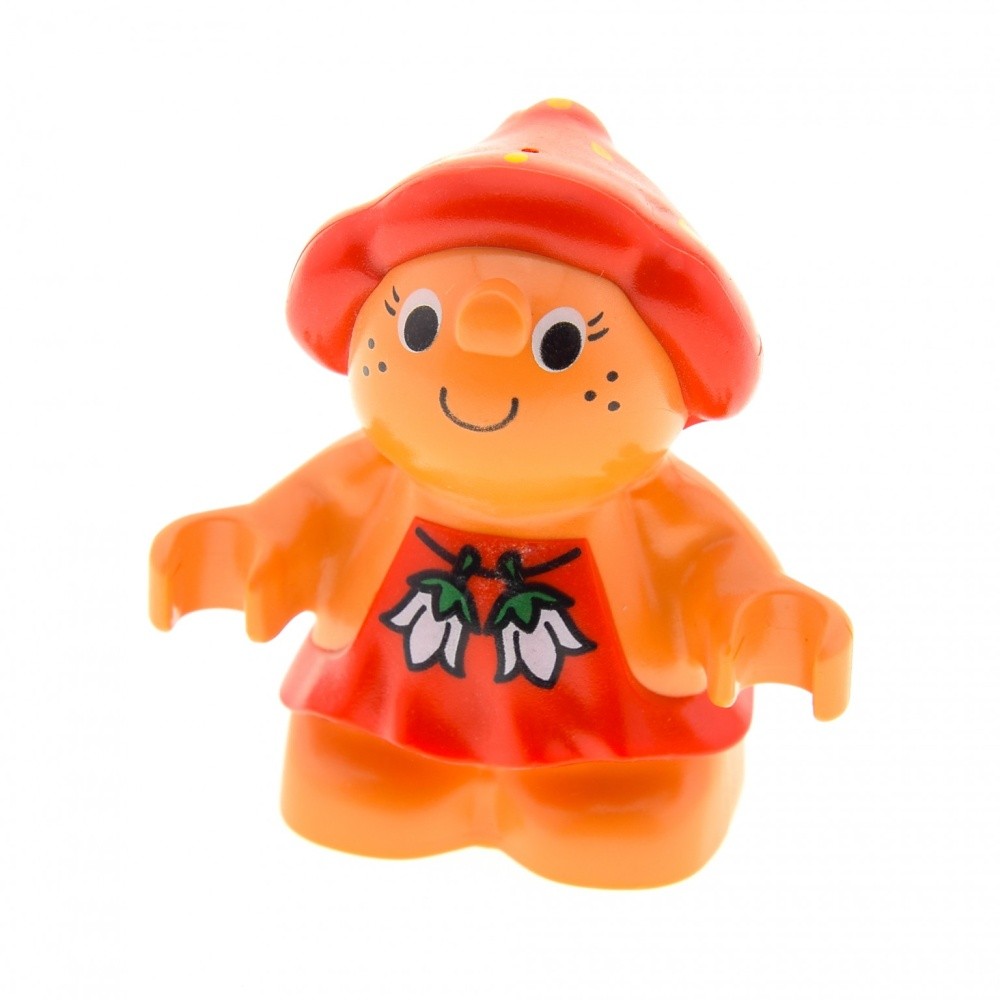 1x Lego Duplo Figurine Little Forest Friends Red Flowers Strawberry Sugar