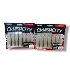 2 Packs Of 6 Green Pumpkin Disco Rapala CrushCity CCMMN35GPD Mooch Minnow 3.5"