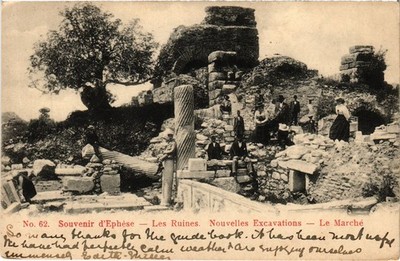 PC TÜRKEI EPHESUS - DIE RUINEN. NEUE AUSGRABUNGEN - DER MARKT (a76554)