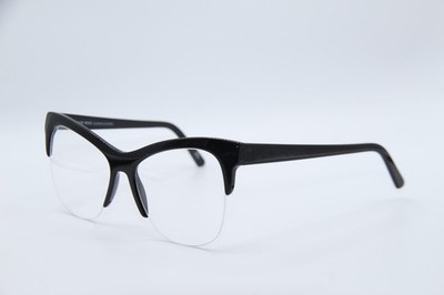 NEW ANDY WOLF 5077 COL. A BLACK AUTHENTIC FRAMES EYEGLASSES 55-17