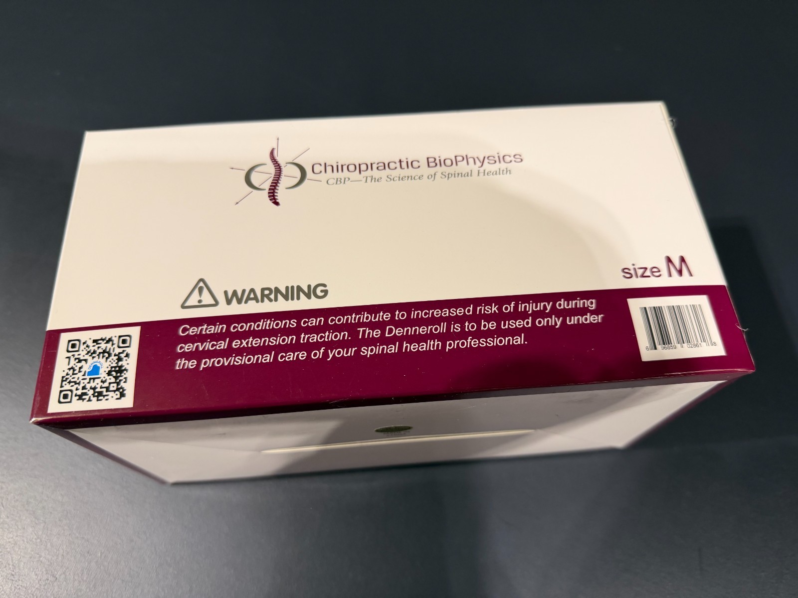 Soporte biofísico quiropráctico cervical DenneRoll - talla M (mediano)