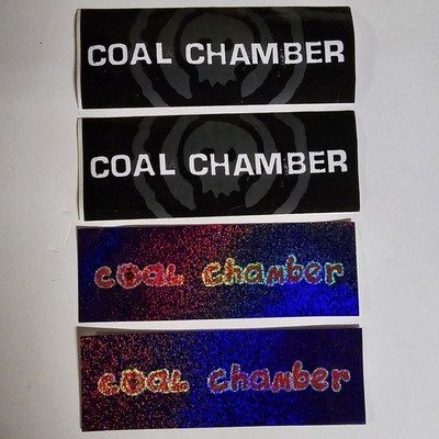 COAL CHAMBER Music Dark Days 1999 Promo Stickers Vintage Rare Original Nu Lot 4