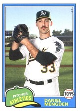 2018 Topps Archives #238 Daniel Mengden - BB