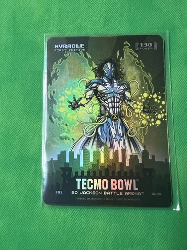 BO JACKSON BATTLE ARENA TECMO BOWL BOOM Skyline Battlefoil Glow Myracle 130 S91