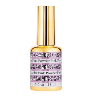 DND DC Mermaid Glitter Effect Gel Polish #242 - Powder Pink