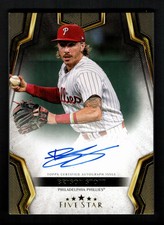 Bryson Stott 2024 Topps Five Star #FSA-BST Autograph Auto Phillies