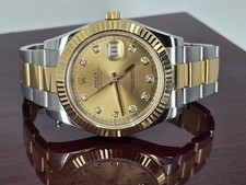 Rolex Datejust II-Oyster Perpetual-41 mm-Stahlgold 18 Karat-Mit Original Papiere