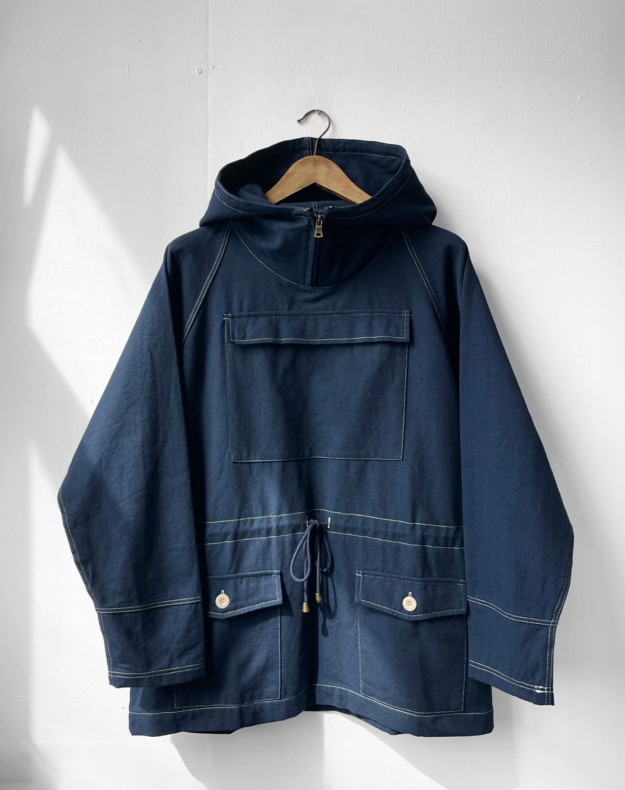 Cadet Smock 1960s Anorak Mod Style OG Cotton Canvas Ink Blue - All Sizes
Opens in a new window or ta
