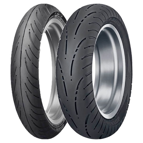 COPPIA GOMME DUNLOP 130/70-18 63H + 180/60-16 80H ELITE 4 - Immagine 6