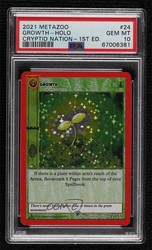 MetaZoo Growth 24/159 Cryptid Nation 1st Edition Holo