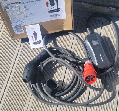 11KW Ladegerät Typ 2 16A Ladekabel für E-Auto mobile Wallbox  3Phase 6m