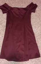 Women's Forever 21 Dress Size Large Color Plum Purple College University...