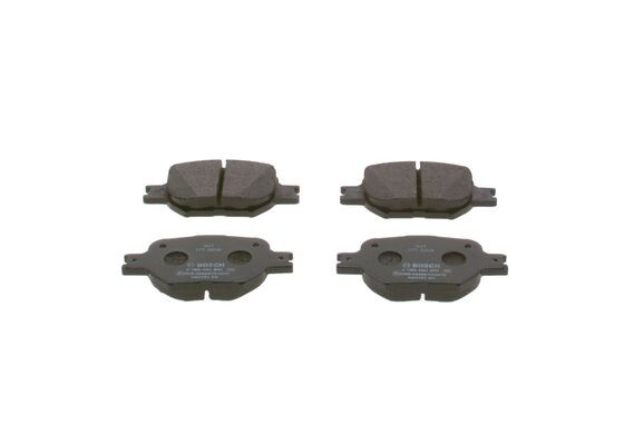 Plaquettes de frein BOSCH à haute friction thermique pour Toyota Auris