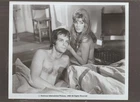 8X10  -B&W- PHOTO OF-SCENE- KIER DULLEA-BEEFCAKE AND  LADY